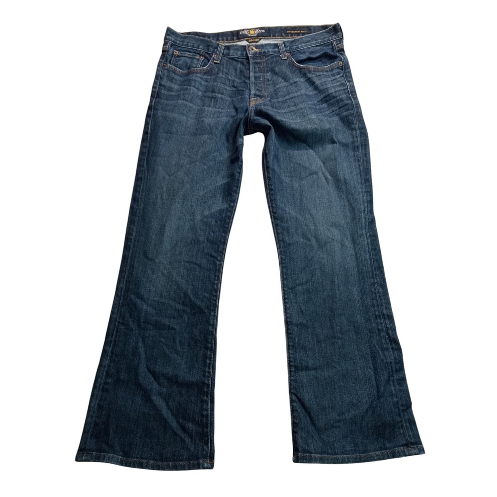 Lucky Brand Men's Bootcut Jeans - Dark Blue